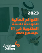 القوائم المالية الموحدة للسنة المنتهية في 31 ديسمبر 2023