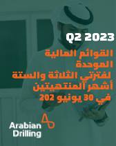 القوائم المالیة الأولیة الموحدة للربع الثاني من 2023