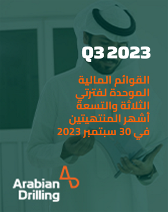 القوائم المالية الموحدة للربع الثالث لعام 2023